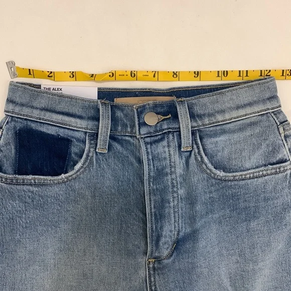 🛑SOLD🛑 NWT JOE’S Alex Denim Cut Off Shorts Blue Size 25 - Picture 12 of 14